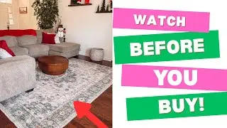 Honest review on washable vintage area rug!