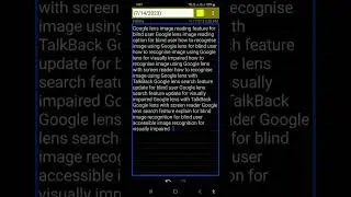 use updated Google lens with exclusive AI features for blind improve image reading with Google lens