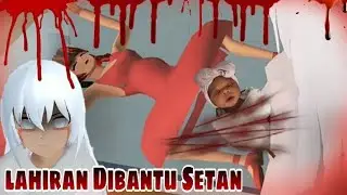 Cewek Hamil Lahiran Dibantu Setan 😱😱 || Sakura Horor || Sakura School Simulator