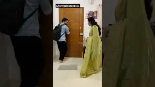 After fight scenes😂 #funny #couple #relatable #shorts #fighting