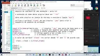 Primeiros passos para a cria&ccedil;&atilde;o de anima&ccedil;&otilde;es com o PoV-Ray (Parte 1)