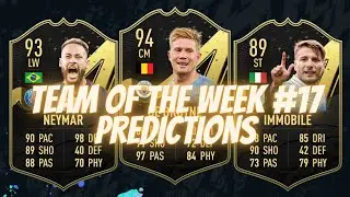 TOTW # 17 PREDICTIONS | FIFA 23 TEAM OF THE WEEK 17 EARLY PREDICTIONS ft.DE BRUYNE,NEYMAR,IMMOBILE😱😎