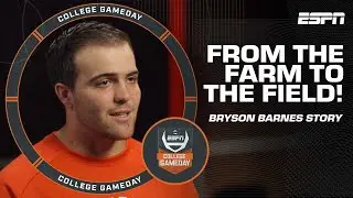 From the farm to the field: How Bryson Barnes became a star for the Utah Utes | College GameDay