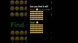 Good luck 😉 #fyp #viral #canyoufindtheoddemoji #like #subscribe #goodluck