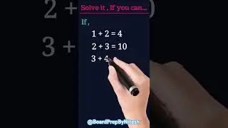 Genius IQ Test Math Puzzle | Only 1% Can Solve This! #Shorts