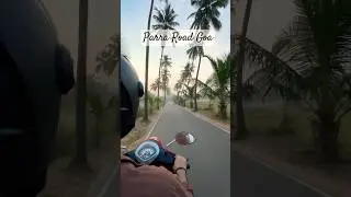 Parra Road #goa #india #beautiful #nature #coconut #roadtrip #scooty