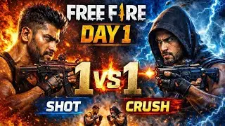 FREE FIRE DAY 1 🔥 | 1vs1 Gun Fight | Full Power Gameplay  #FreeFire #FreeFireDay1 #1vs1 #GunFight #