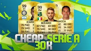 Fifa 16 - 30k Squad Builder/ Serie A