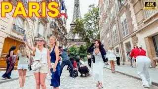 Paris, France 🇫🇷 - Paris September 2024, Paris Walk 4K  (▶1h07)