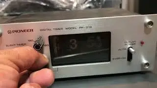 Timer Digital Pioneer PP-215 (hẹn giờ tắt m&aacute;y) . Số lật cực độc l&agrave;m đồng hồ chắc cũng ngon zin 100v