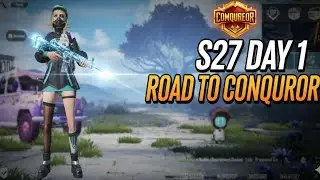 S27 Day 1 Road To Conqueror | #battlegroundsmobileindia #roadtoconqueror#nocopyrightmusic