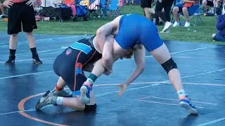 Owen Race of Cedar Grove-Belgium HS [R] v. Michael Mueller of Oshkosh West High School [G] (145)