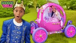 Oh No We Are Late To The Princess Party! (Goo Goo Girlz Video for Kids)