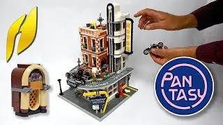 Pantasy Motorcycle Restaurant 85024 (unboxing & review) #buildingblocks #toys #pantasy #bricks