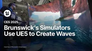 Brunswick&rsquo;s Simulators Use UE5 to Create Waves at CES 2025