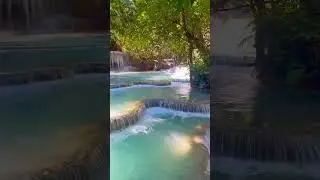 Kuang Si Waterfall Luang Prabang Laos ~ Global Travel Couple
