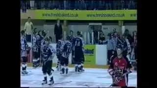 Cardiff Devils vs Hull Stingrays EIHL Brawl 13-9-09