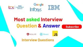Most Asked Interview Questions and Answers  #23 #reactjs #javascript #nodejs #angularjs #nextjs