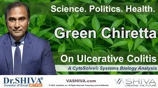 Dr.SHIVA&reg; LIVE: Green Chiretta on Ulcerative Colitis @CytoSolve&reg; Analysis
