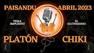 PLATÓN vs CHIKI Ronda del Diablo, Tema Impuesto, FESTIVAL DE LA TROVA PAISANDU - ABRIL 2023.