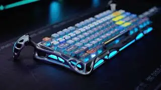 A cool mechanical keyboards - GravaStar Mercury K1 Pro. Thocky typing feel
