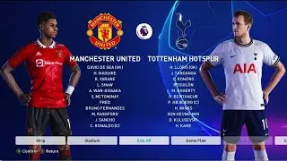 Manchester united V.S Nottingham Hotspur eFootball pes21 Pc