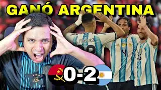 ARGENTINA 2 VS ANGOLA 0. REACCIÓN MUY MUY PICANTE Y FUERTE DE UN HINCHA ARGENTINO.