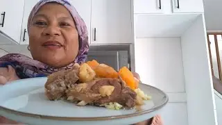Lamb stew with Butternut and yellow rice