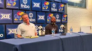 Bill Self and Jacque Vaughn discuss Vaughn joining the staff