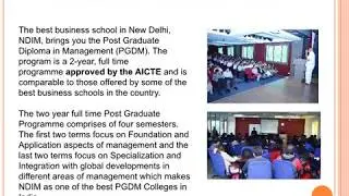 WHAT,S NEW IN NDIM DELHI 2020 ADMISSION...