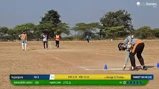 George 11 Pratapgarh vs Sujanpura live cricket match | spartan cricket club Rathanjana  live - Maha