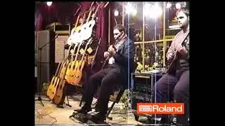 Алексей Черёмуш и Вячеслав Ханов. семинар  по гитарному   оборудованию Roland-Boss