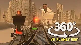 360&deg; VR | Skibidi Toilet 67, but its a rollercoaster || VR PLANET 360&deg;
