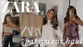 ZARA PARTY WEAR HAUL | Midsize & Petite Size 10 M Try On | Zara Black Friday Sale