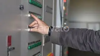 Person Presses Buttons on the Equipment. Instrument Setting. Close-up. | Stock Footage - Envato ...