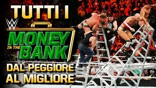 Tutti i Money in the Bank Ladder Match dal PEGGIORE al MIGLIORE