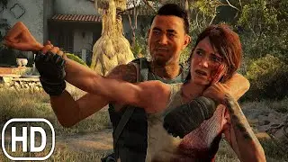 Ellie Got Caught by Rattlers Trap Scene - The Last Of Us Part 2