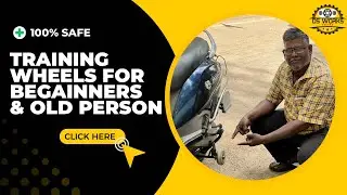 Traing wheels for beginners and for safety purpose 100% safety