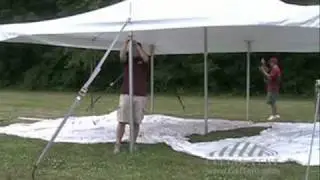 Celina Pole Tent 20 x 20 Installation