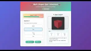 The Amazing Adventure of Creating a Math Quiz with AI