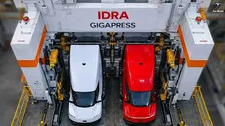 Новый гигапресс мощностью 50 000 тонн наконец-то начал производство Tesla Semi второго поколения ...