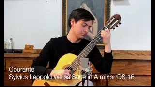 Stefano Vivaldini performs the Courante from Weiss's Suite in A minor on a 2013 SP/BR Paolo Coriani