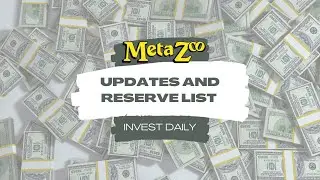 METAZOO WILDERNESS UPDATES, PROMO CARDS, AND RESERVE LIST!!