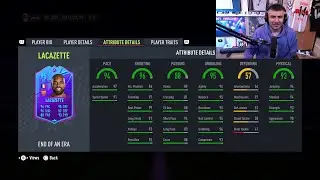 Danny Aarons reacts to 95 EOAE Lacazette SBC