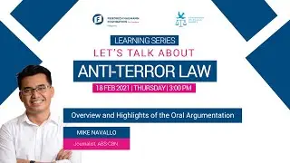 Overview of the Oral Argumentation Process | Anti-Terror Law