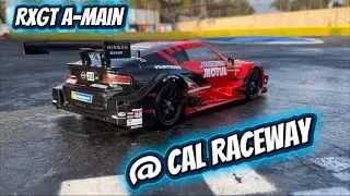 RXGT A-main RC race at Cal Raceway in Orange, CA.  Held on December 21, 2025.