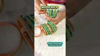 💚 Viral पिस्ता चूड़ी सेट | #shorts #bangles #chuda #viral #trendingshorts #youtubeshorts #explore