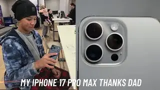 POV: Huge Surprise father buy son Unboxing iPhone 17 Pro Max