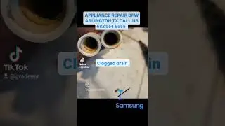 Samsung refrigerator leaking water. #appliancerepair #homeappliances #dfw #handyman #diy