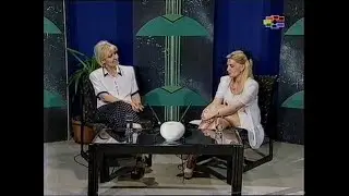 Blaga Petreska - Razgovor vo studioto na Tv Sitel 1995 voditel Maja Sinadinovska